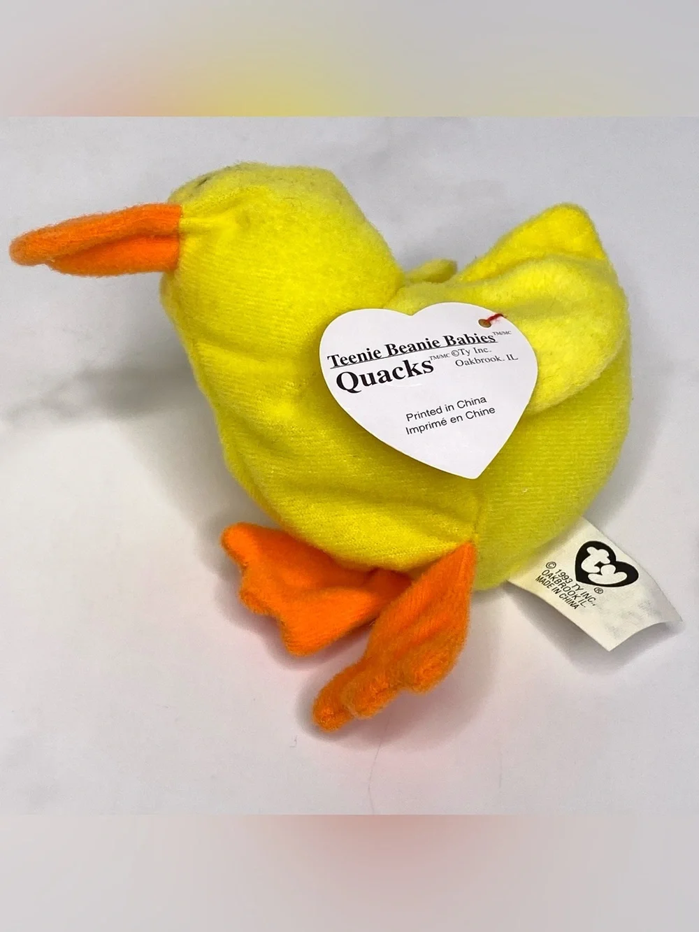 Ty vintage quacks miniature